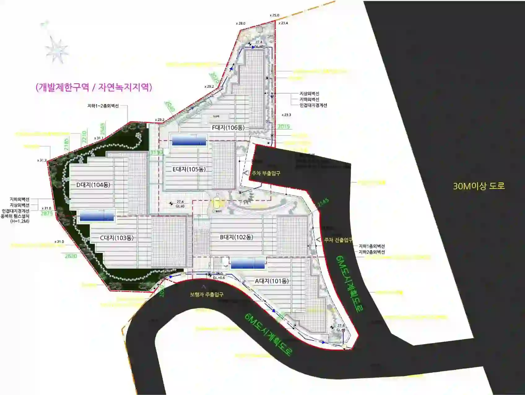워커힐상지리버빌 배치도 이미지